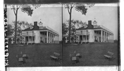 Home of Washington, memorial of the Republic founder, Mt. Vernon. VA