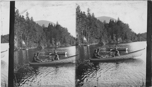 Our Navy at anchor in New York Harbor. Saco Lake. Crawford Notch. N. H