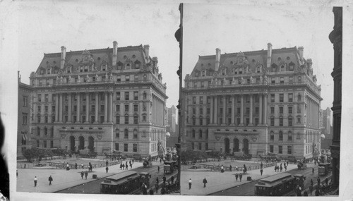 The Hall of Records. Chambers & Center Sts. N. York City. Make over