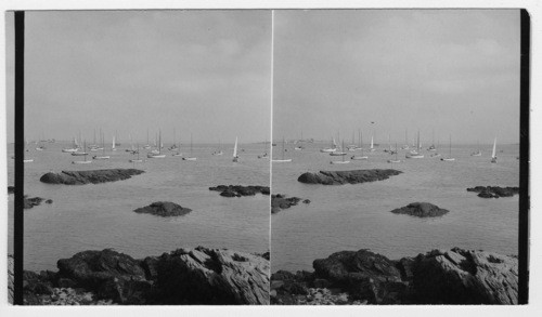 Yacht scene at Greenwich, Conn. Sampson 8/18/47