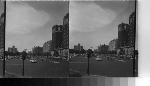 Grand Concourse North from Bronx Municipal Bldg. N.Y.C