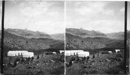 Sivas Temple form Bright Angel Trail Grand Canyon of the Colorado, Ariz