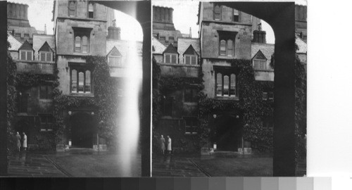 Entrance to Pembroke College. Oxford, Eng. left side defective - slide neg. only