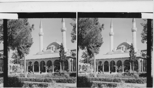 46 See No. 42 This picture shows the mosque itself, students rooms under the arches in the extreme left of the picture