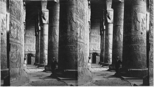 Pillars of Hathor Temple, Denderar, Egypt