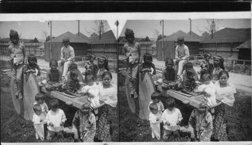 Philippine Children in the Philippine Concession. Jamestown Exposition. Virginia
