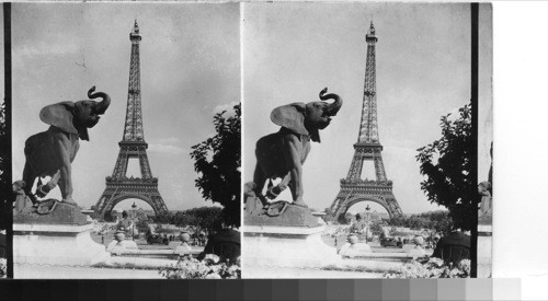 Eiffel Tower from Mars Field - Trocadero, Paris, France