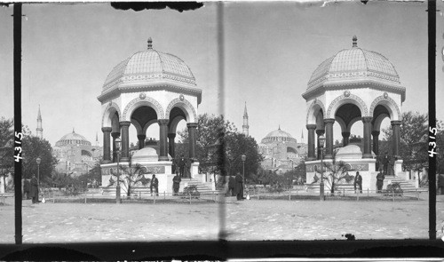 Fountain of the German Emperor, built in 1899, Constantinople