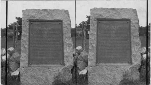 Paul Revere Tablet on old Boston -Concord road