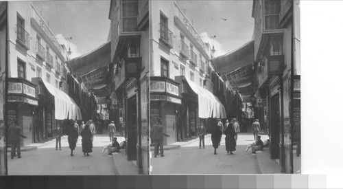 Calle de las Sierpes, Street of the Serpents (afternoon). Seville, Spain