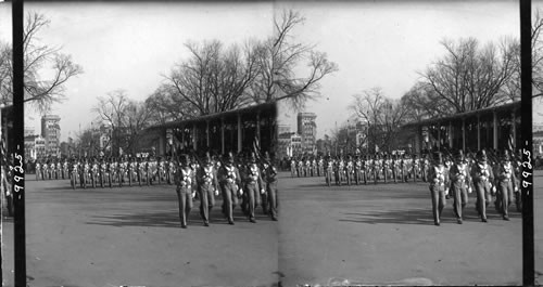 West Point Cadets passing in review before the President Inauguration of Theodore Roosevelt, Washington, D.C., March 4, 1905