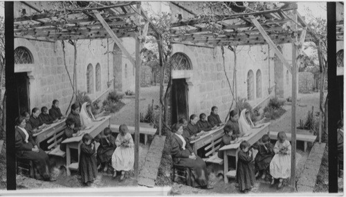 Miss Lorell’s work of Love- the only blind orphanage at Jerusalem, Palestine