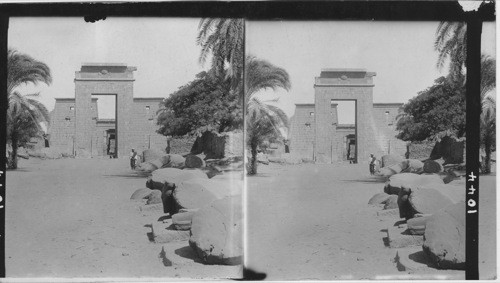 Portal of Euergetes I, Avenue of Sphinxes. Karnak, Egypt