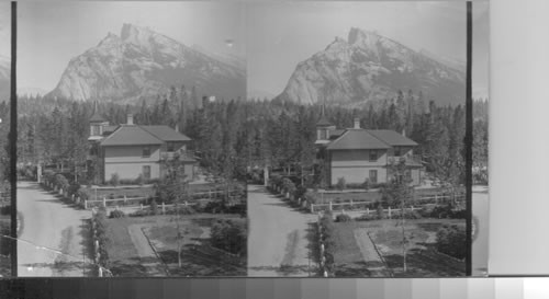 Alberta - Mt. Rundle (9798 feet) Banff. Canada