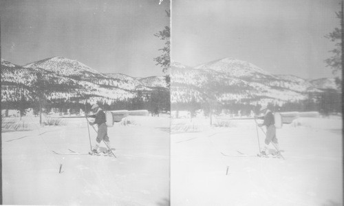 This picture taken near Madison Junction on the exact spot where the National Park idea was originated by the Washburn-Landford party of 1870. Cornelius Heges, a member of the party proposed at this campsite the making of a National Park