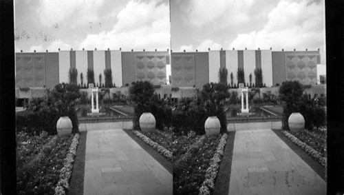 Italian Garden and Horticulture Building, Horticulture Exhibit, A Century of Progress, Chicago, Ill