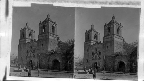 Texas. Historic and Beautiful Mission Conception, Established in 1716. San Antonio, Texas