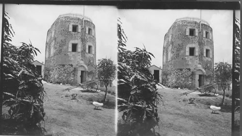 The pirate Bluebeard's castle on the island of St. Thomas, Virgin Islands