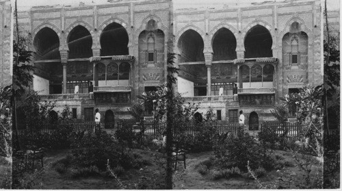 The court of an Oriental Home, Cairo, Egypt