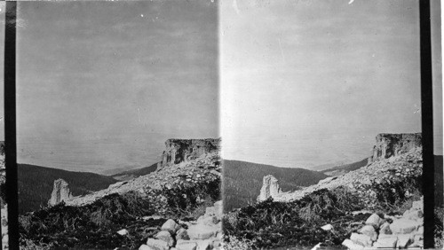 Big Horn Basin from top of the Medicine Mt