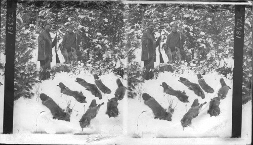 The fox hunters, White Mountains. N.H.?