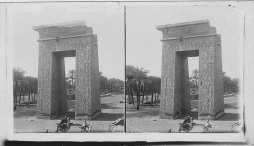 Gate of Ptolemy IV, Karnak. Egypt