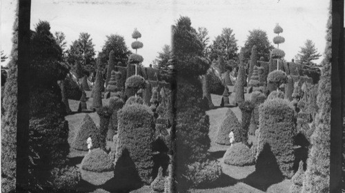 Hunnwell's Garden, Wellesley, Mass. A dream of the beautiful the hope that is to come