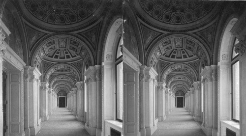 Corridor of Reading Room. Library of Congress. Washington D.C