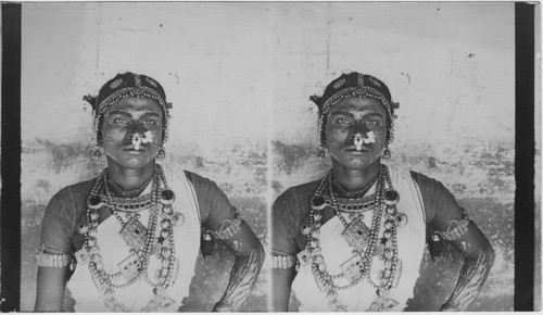 A Hindu Dancing Girl. Tanjore. So. India