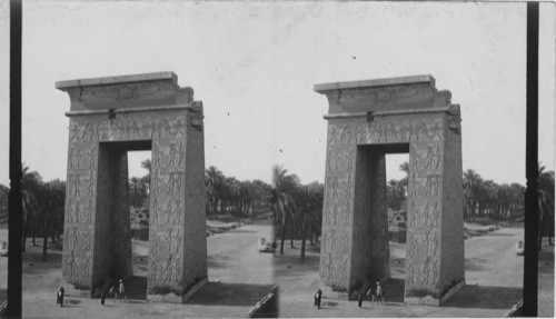 Gateway of Ptolemy IX. Karnak. Egypt