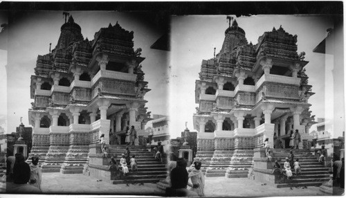 The Jugdish Temple, a Most Popular Example of Hindu Architecture. Udaipur, India