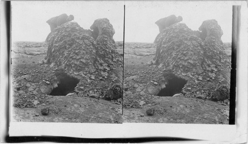 Lava Cones or Chimneys of Floor of Kilauea, Oct. 1907, Hawaiian Islands