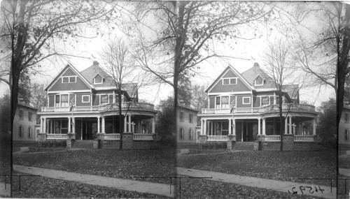 Home of the Late Pres. Warren G. Harding. Mt. Vernon Ave. Marion, Ohio