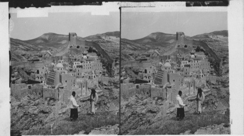 The lonely convent of Mar Saba - Wilderness of Judea, Palestine