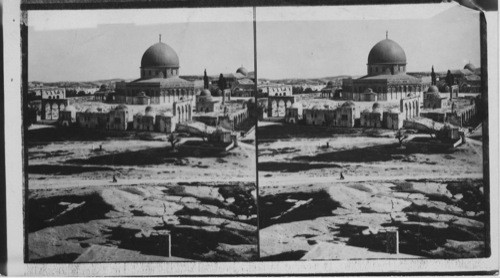 The “Dome of Rock” where the Temple Altar Stood, Mt. Moriah, Jerusalem