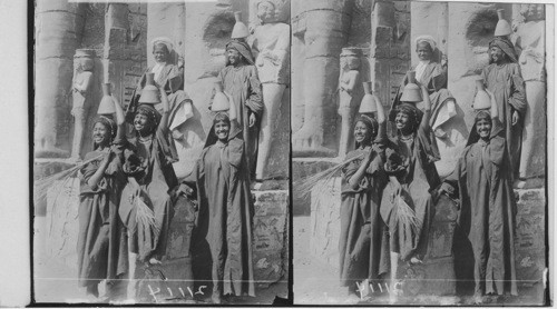 Egyptians by Temple in Egypt?