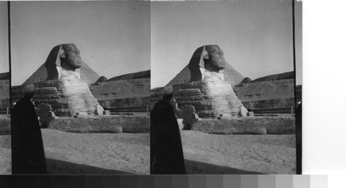 The Sphinx from the S.E. Gizeh, Egypt