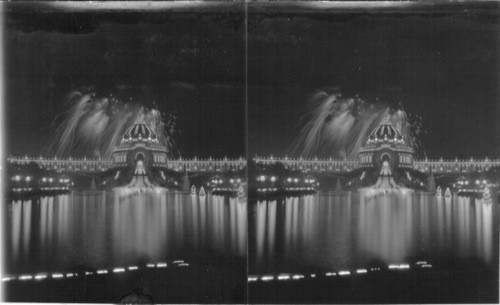 Festival Hall and Terrace of State with fireworks