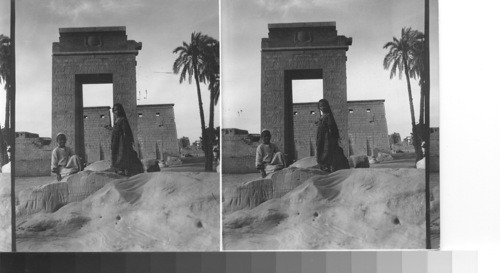 Portal of Euergetes I. S.W. entrance to temple. Karnak
