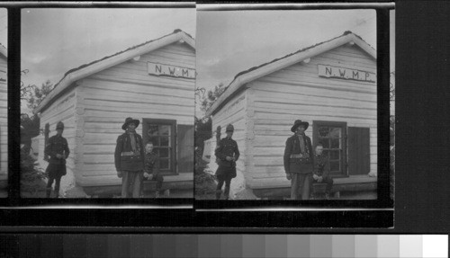 N.W.M.P. Headquarters Calgary Stampede Whiteheaded Chief. Chief of Blackfoot Indians