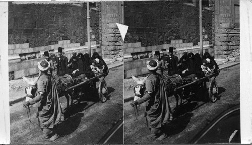 Veiled women enroute to the cemetery, Egypt