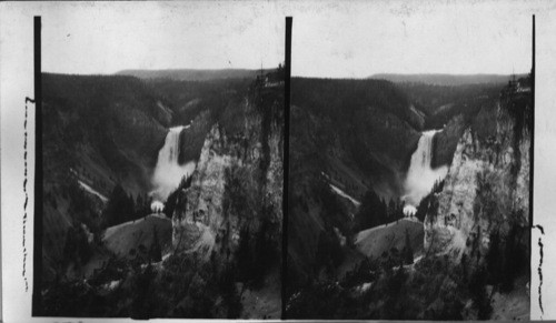 Great Falls (310 ft.)and Grand Canyon from Point Lookout, 1200 ft. above river