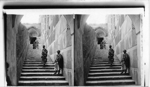 Entrance to Cave of Machpelah, Hebron, Palestine