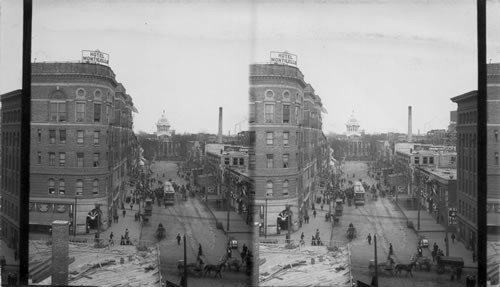 Looking East on City Hall Ave. toward the City Hall, Norfolk, VA