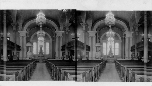 Interior of St. Paul's Church, Broadway, N.Y. City