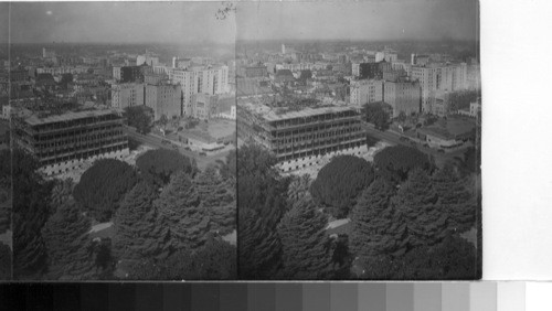 City of Sacramento from dome of State Capitol