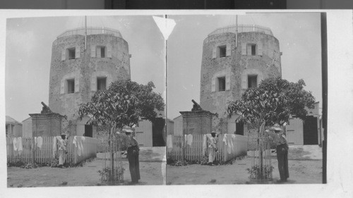 The pirate Bluebeards [Bluebeard's] castle on the island of St. Thomas, West Indies