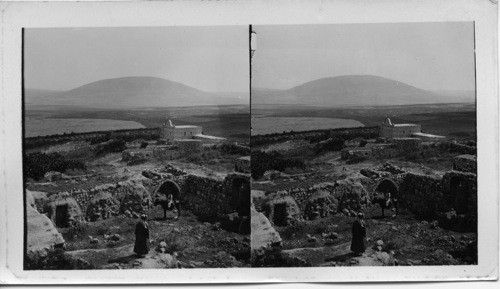 The Village of Nain Mt. Tabor to the North in the Distance, Palestine