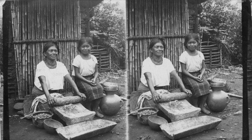 Making Tortillas, Guatemala. C.A