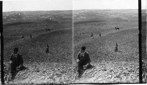 Jerusalem from Mt. Scopus. Palestine